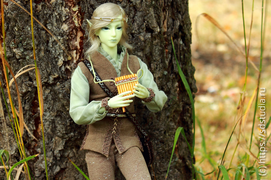 Костюм лесного фэйри миниатюрный кукольный
