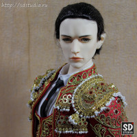 Парадный костюм матадора Traje de Luces для куклы бжд BJD