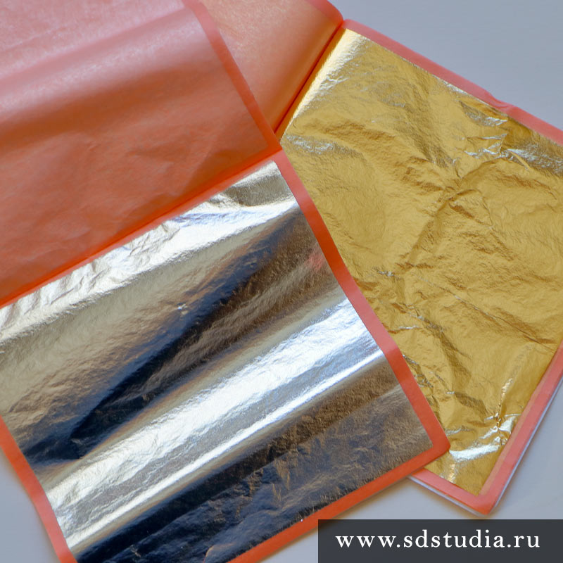 Поталь листовая Поталь листовая золотая и серебряная в книжке