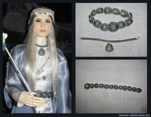 Изображение 3: пояс и ожерелье, деталь