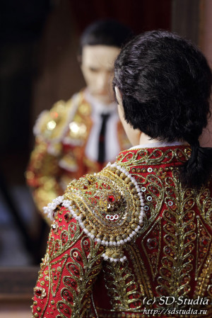 Парадный костюм матадора Traje de Luces для куклы бжд BJD