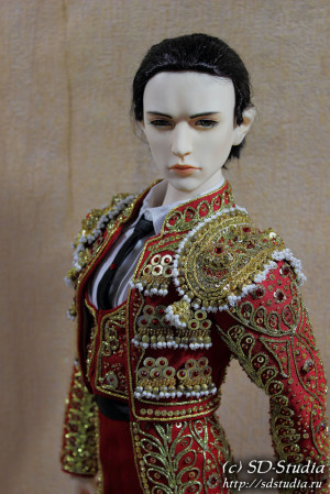 Парадный костюм матадора Traje de Luces для куклы бжд BJD