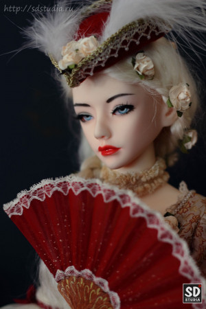 Карнавальный женский костюм Венецианка для куклы бжд BJD